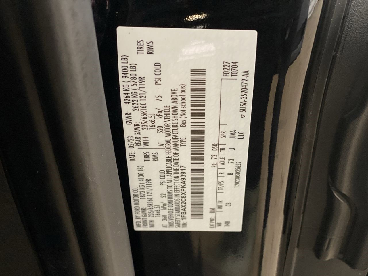 2023 Ford Transit Passenger Wagon XL