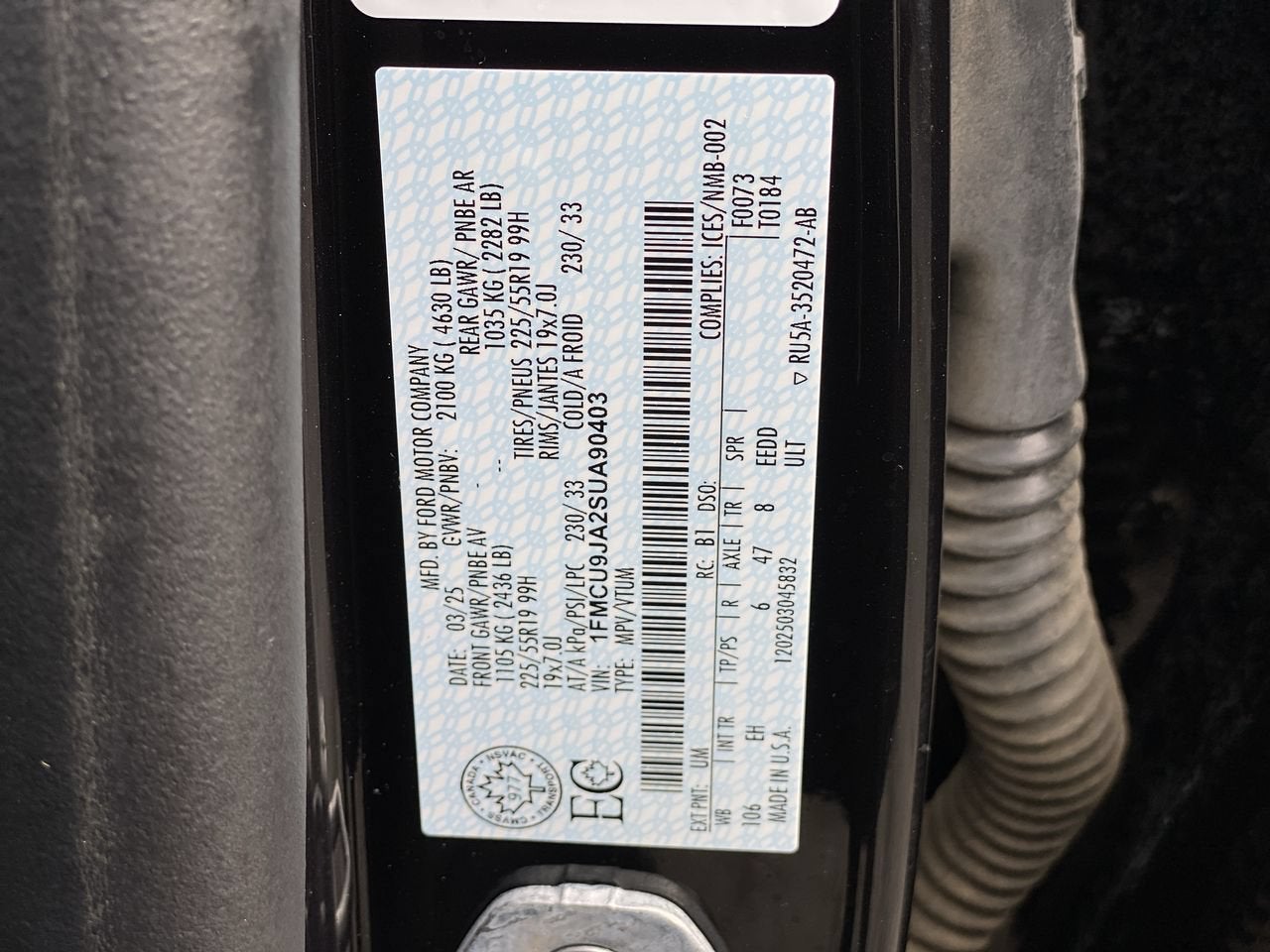 2025 Ford Escape Platinum