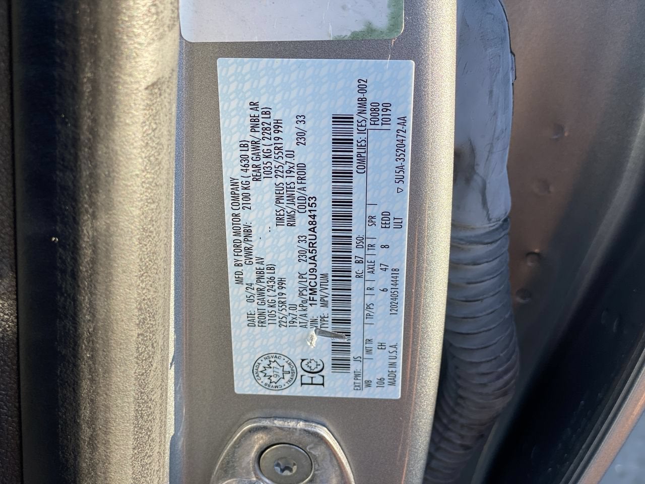 2024 Ford Escape Platinum