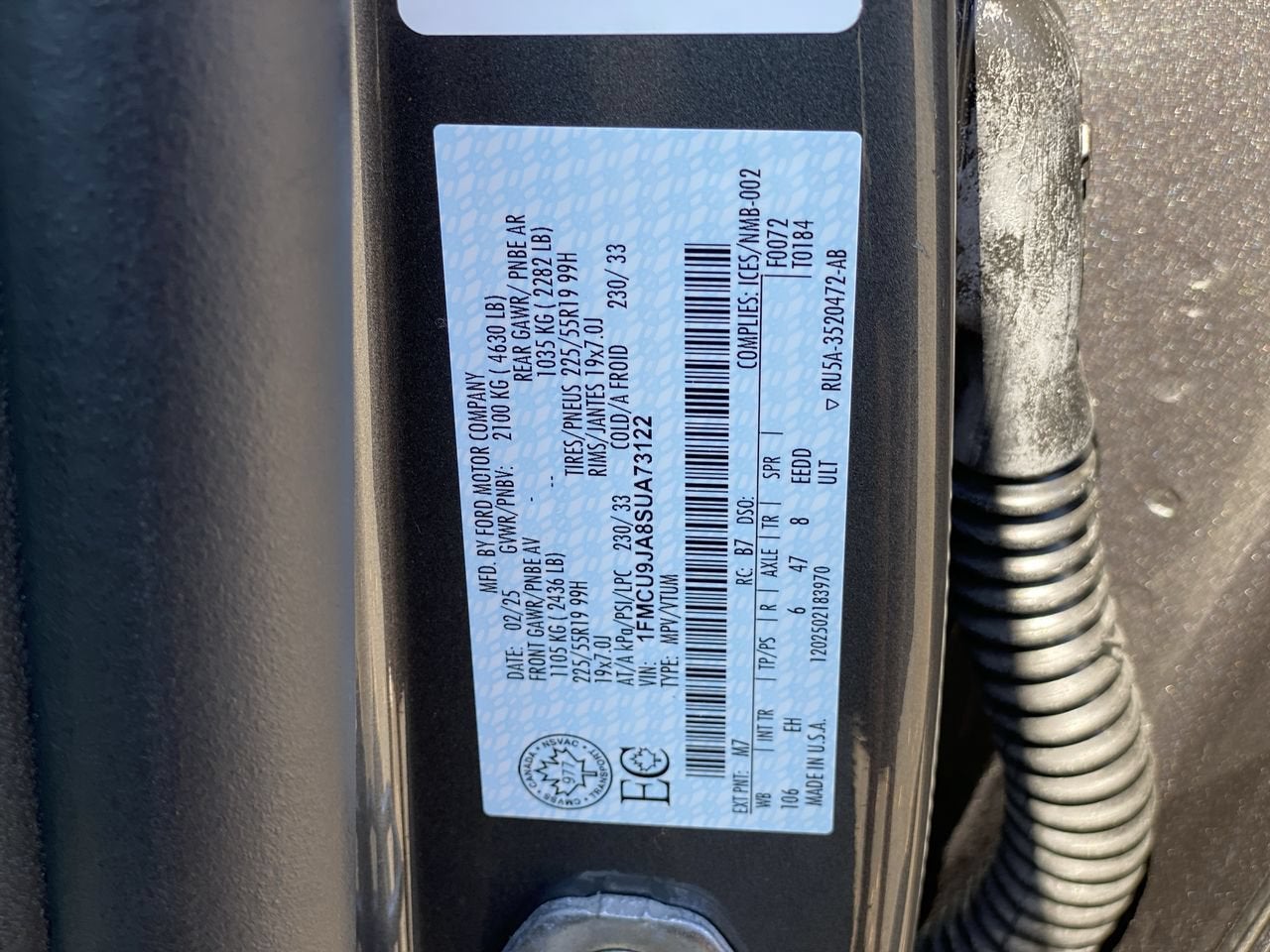 2025 Ford Escape Platinum
