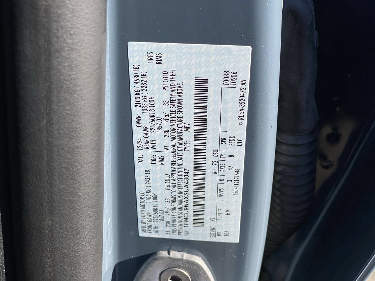 2025 Ford Escape ST-Line Select