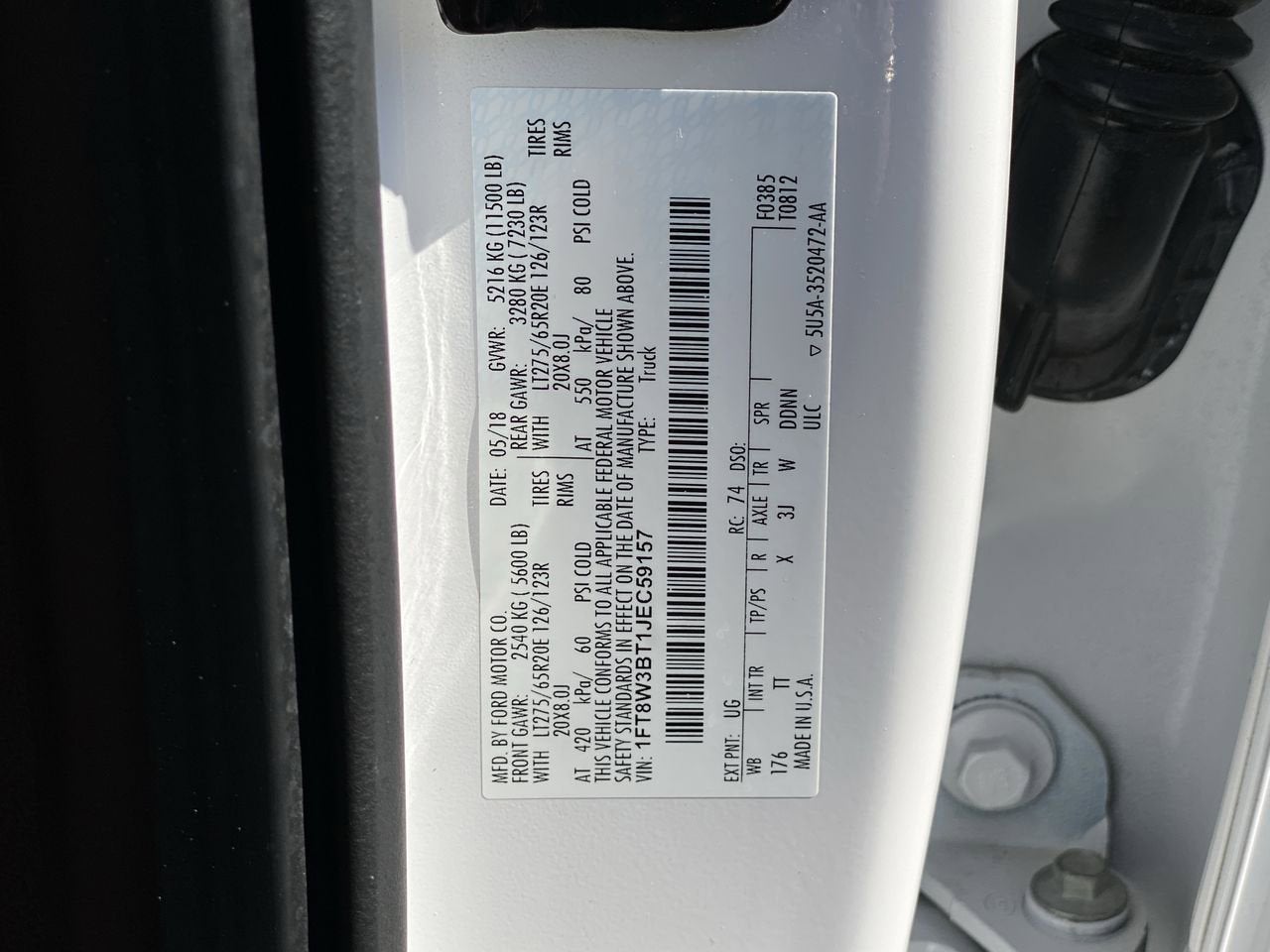 2018 Ford Super Duty F-350 SRW XL