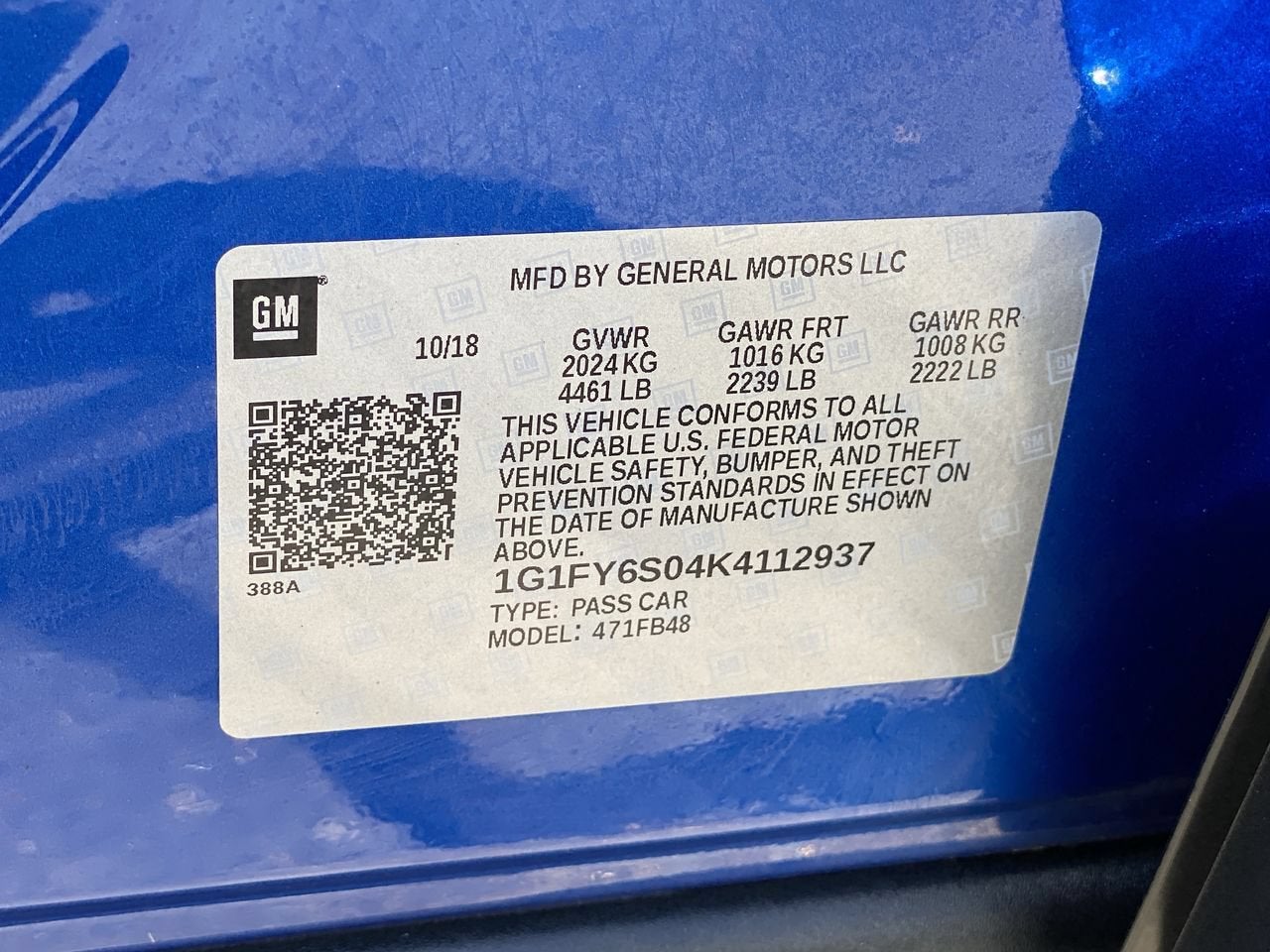 2019 Chevrolet Bolt EV LT
