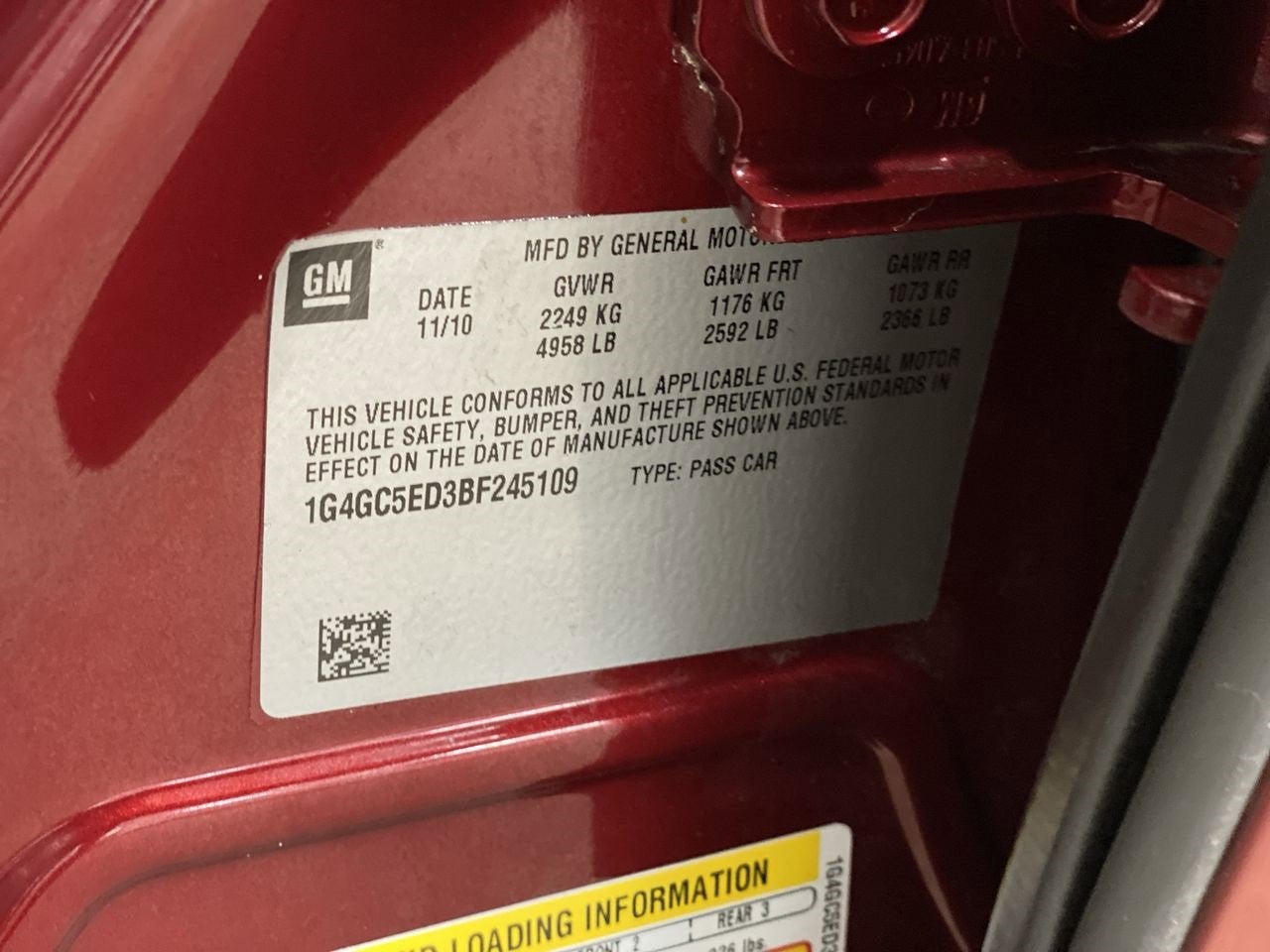 2011 Buick LaCrosse CXL