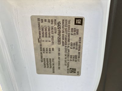 2015 Chevrolet Express Passenger 3500 LT