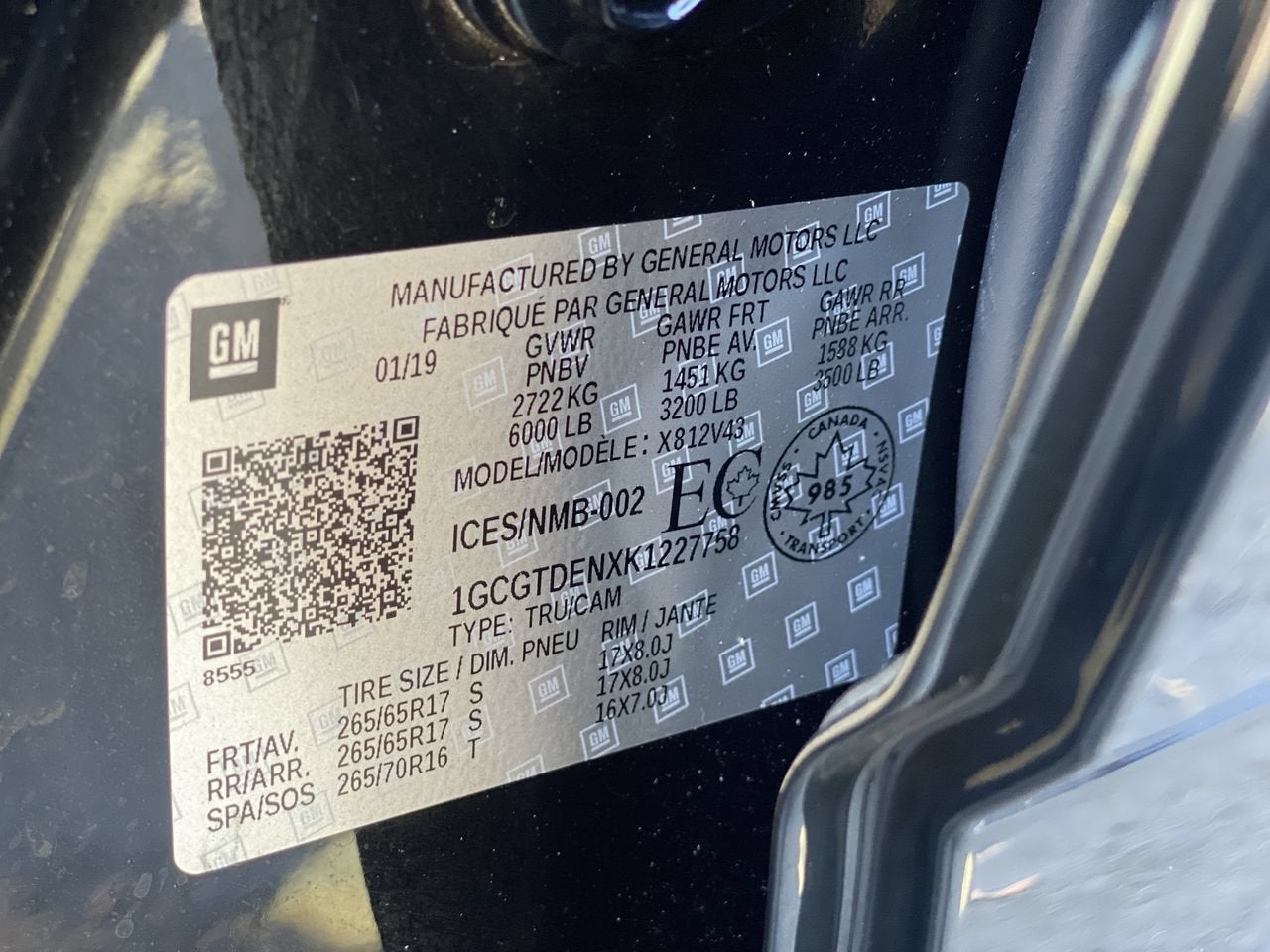 2019 Chevrolet Colorado 4WD Z71