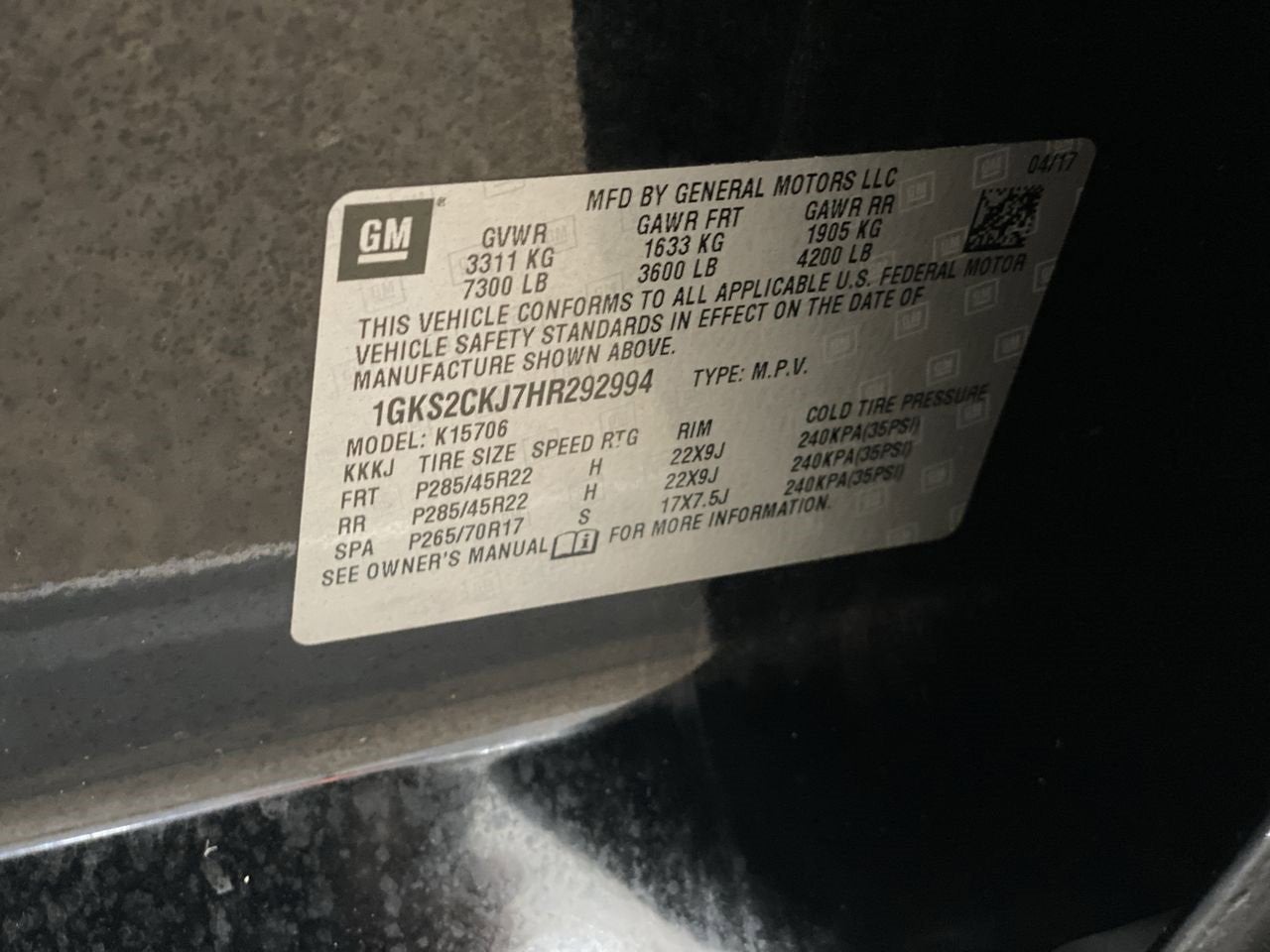 2017 GMC Yukon Denali