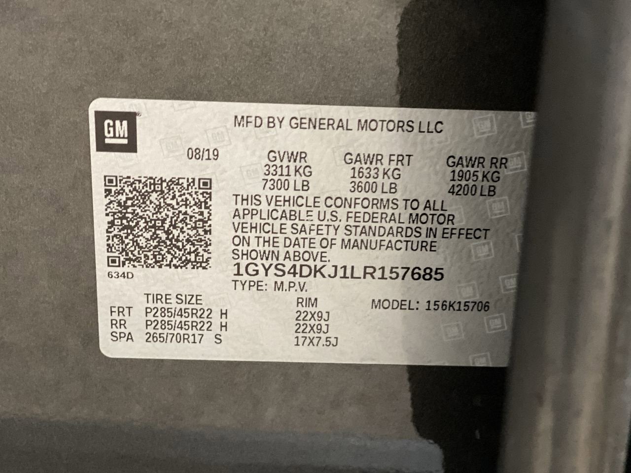 2020 Cadillac Escalade Platinum