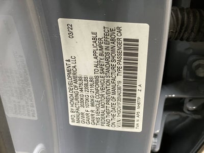 2022 Honda Accord Sedan Sport