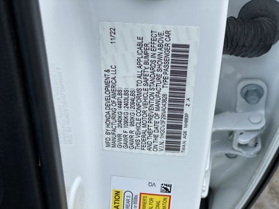 2022 Honda Accord Hybrid Sport