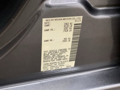 2023 Nissan Altima 2.5 SV