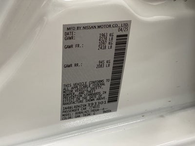 2025 Nissan Altima SV