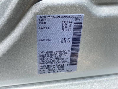 2024 Nissan Altima 2.5 SV