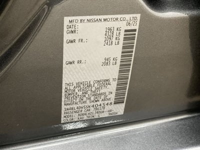 2025 Nissan Altima SV