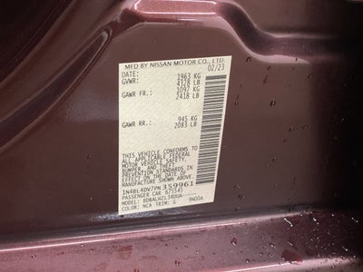 2023 Nissan Altima 2.5 SV