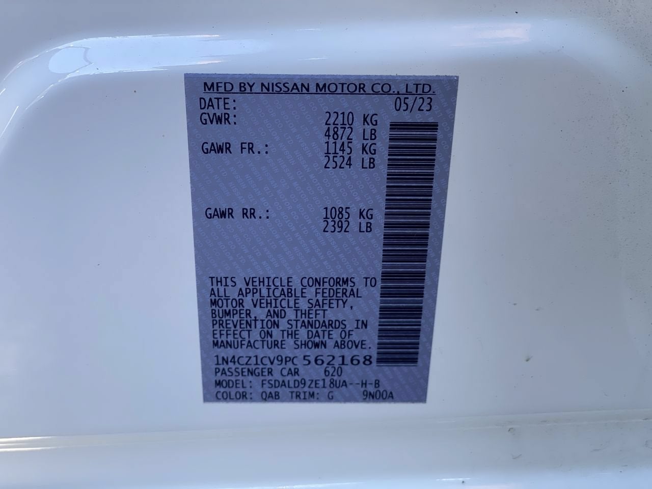 2023 Nissan LEAF SV PLUS