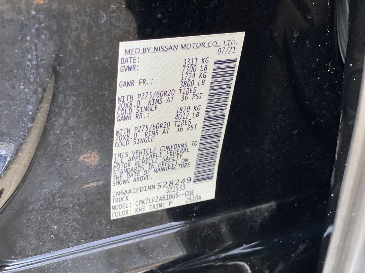 2021 Nissan Titan Platinum Reserve