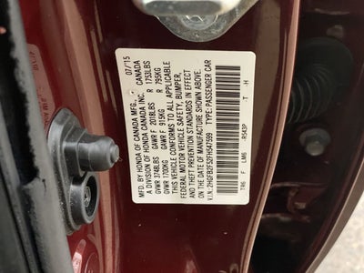 2015 Honda Civic Sedan LX