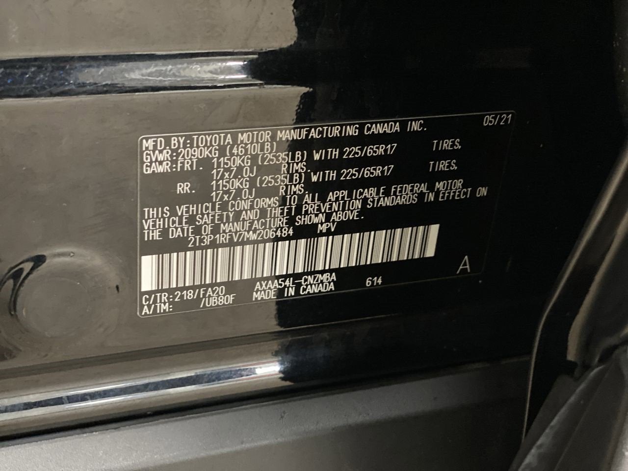 2021 Toyota RAV4 XLE