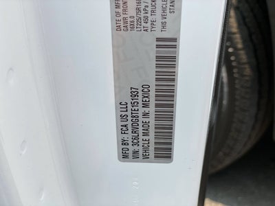 2026 RAM ProMaster Cargo Van Tradesman