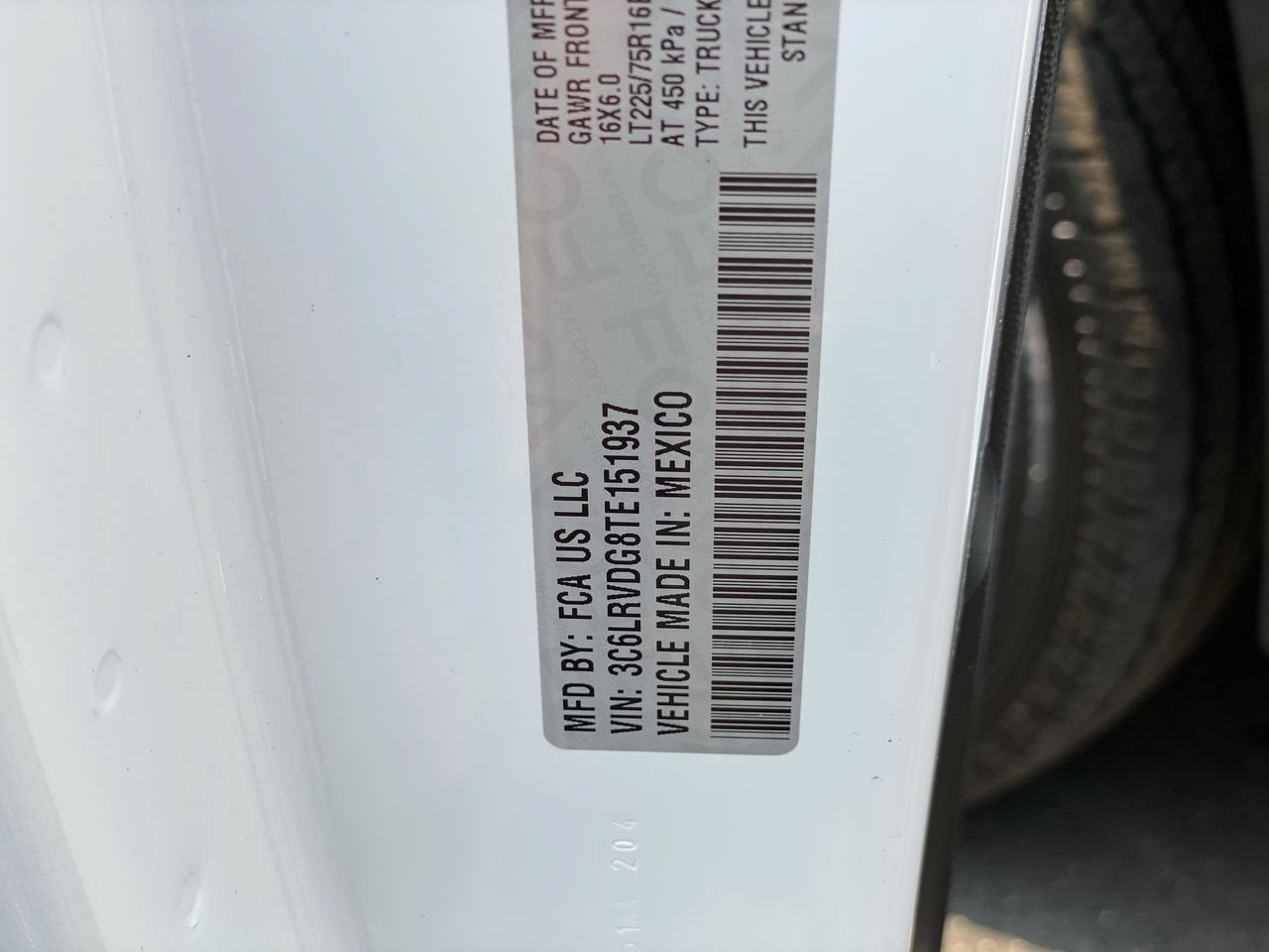 2026 RAM ProMaster Cargo Van Tradesman
