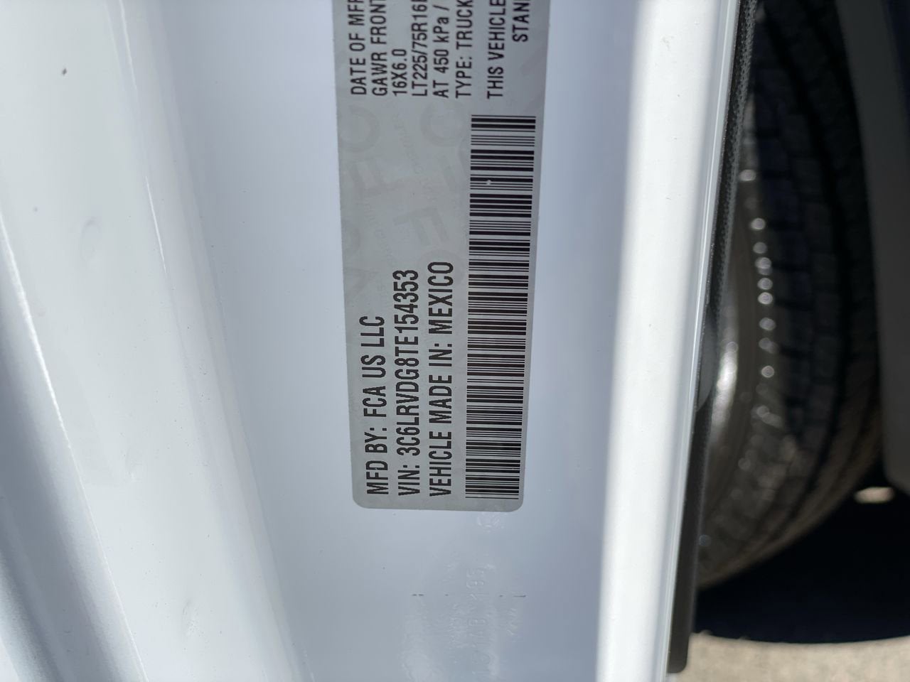 2026 RAM ProMaster Cargo Van Tradesman
