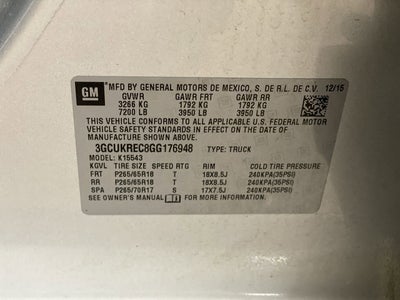 2016 Chevrolet Silverado 1500 LT