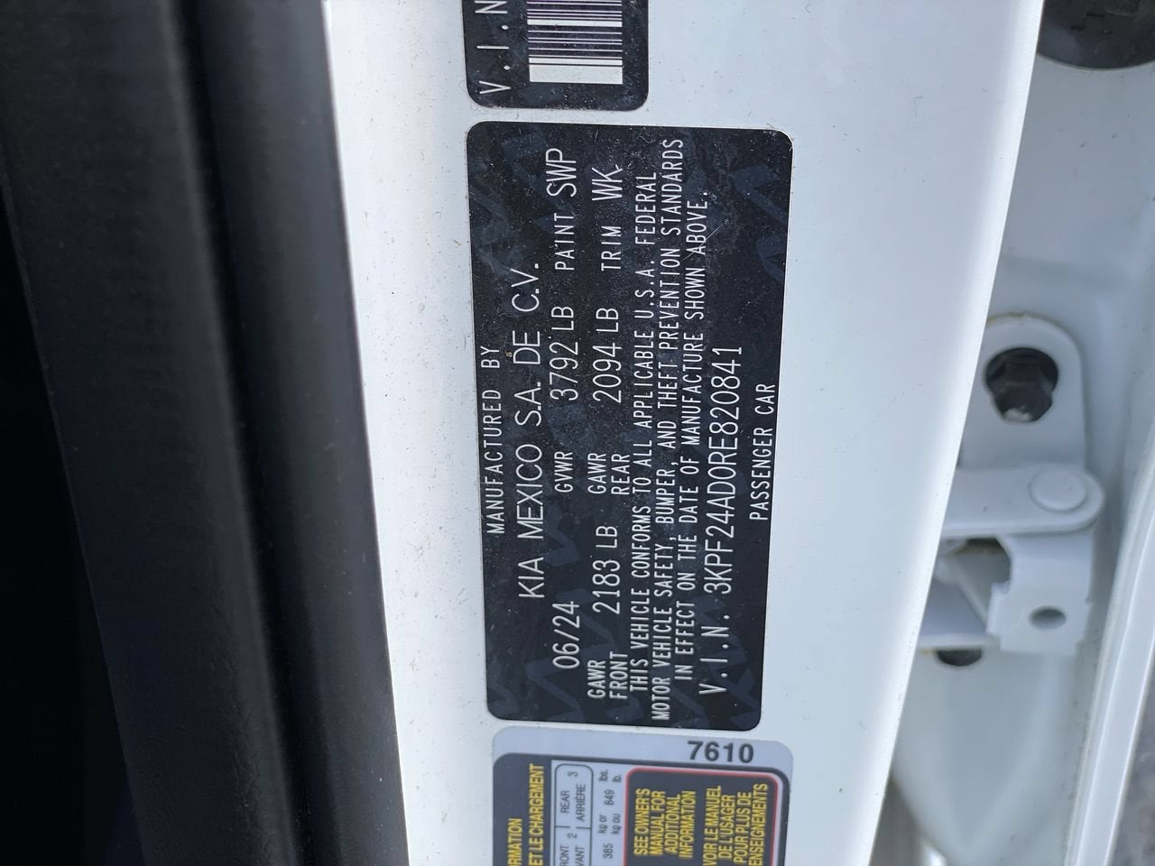 2024 Kia Forte LXS