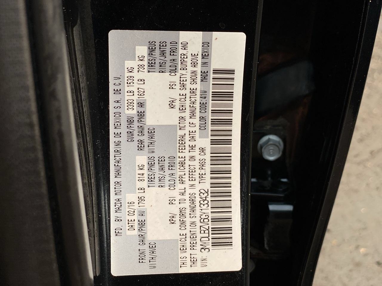2016 Scion iA NA
