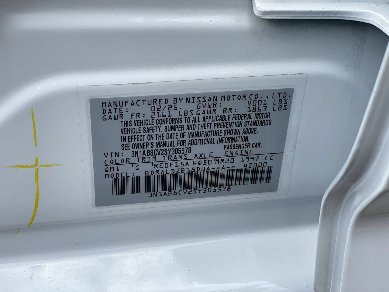 2025 Nissan Sentra SV