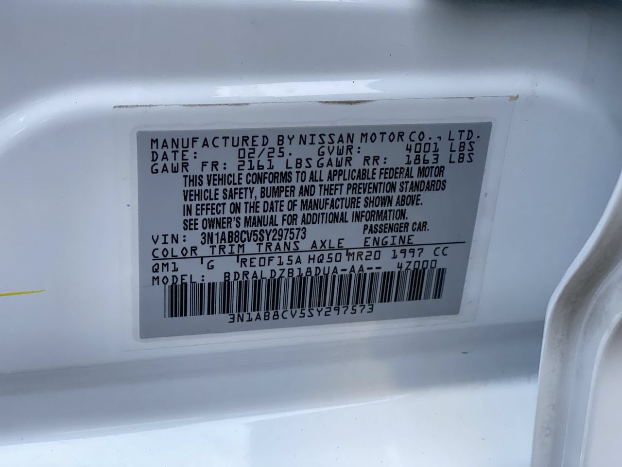 2025 Nissan Sentra SV