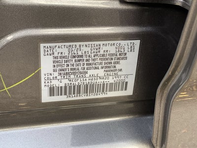 2025 Nissan Sentra SV