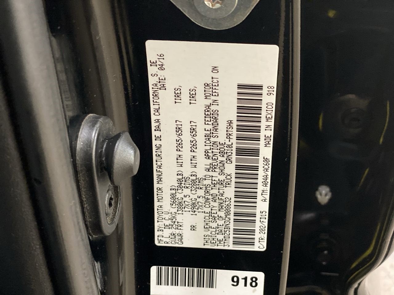 2016 Toyota Tacoma SR5