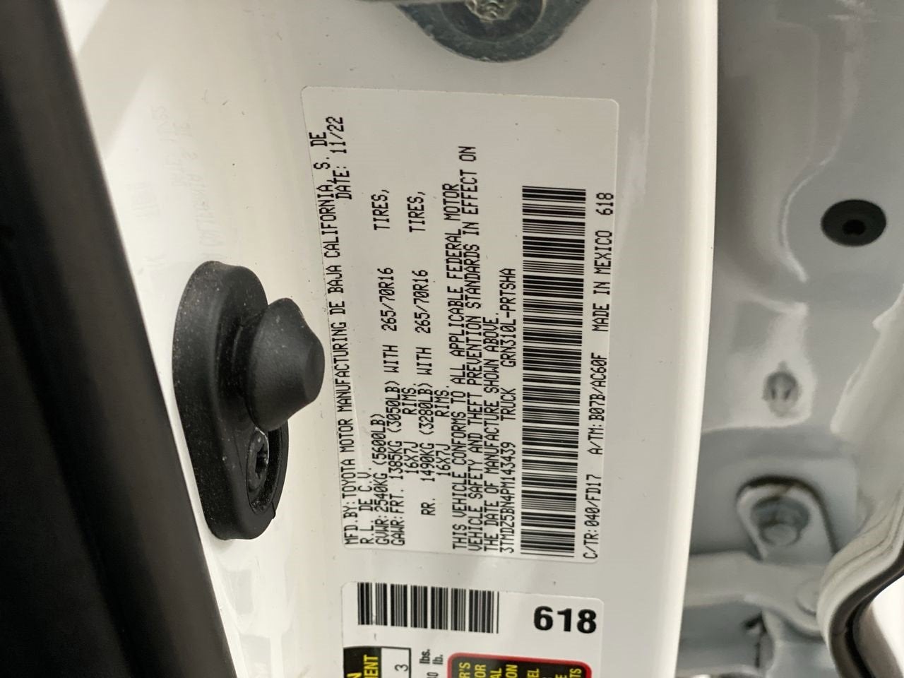 2023 Toyota Tacoma 4WD SR5