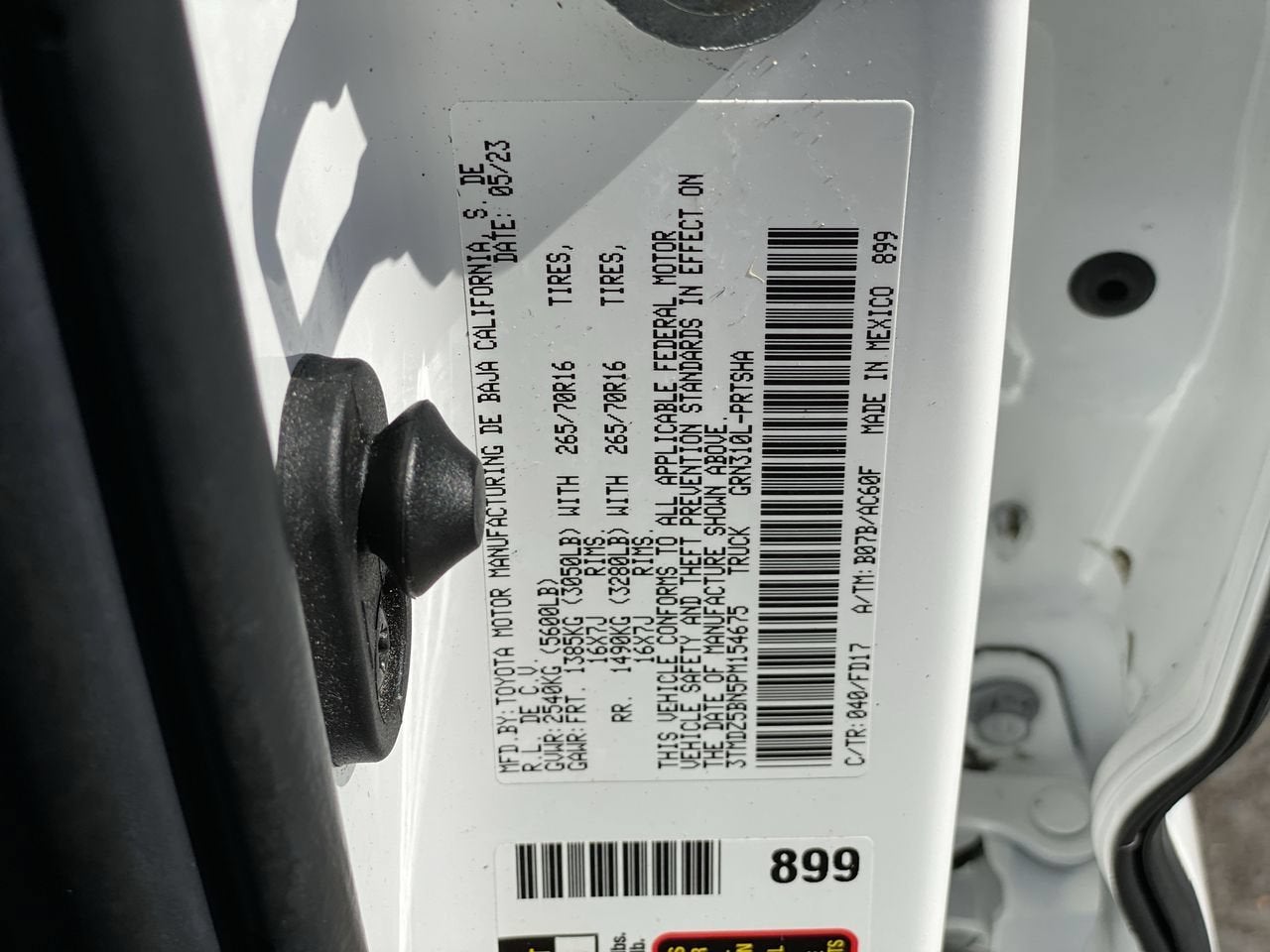 2023 Toyota Tacoma 4WD SR5