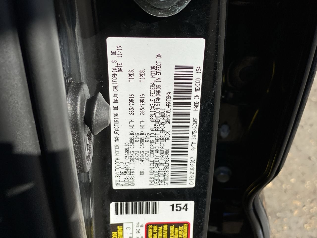 2020 Toyota Tacoma 4WD SR5