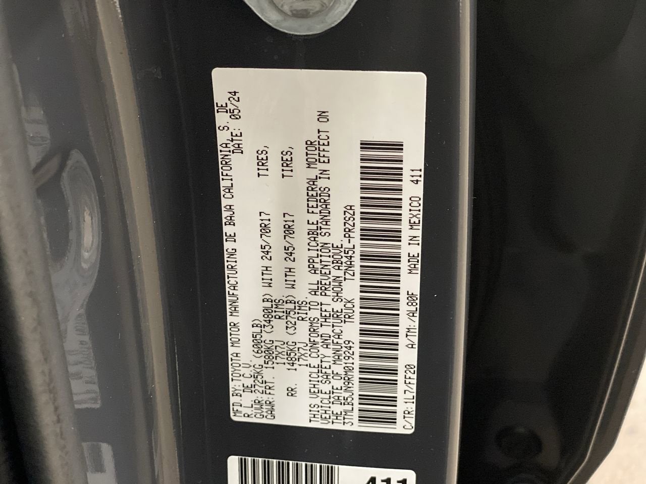 2024 Toyota Tacoma 4WD SR5