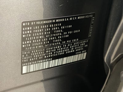 2022 Volkswagen Tiguan SE