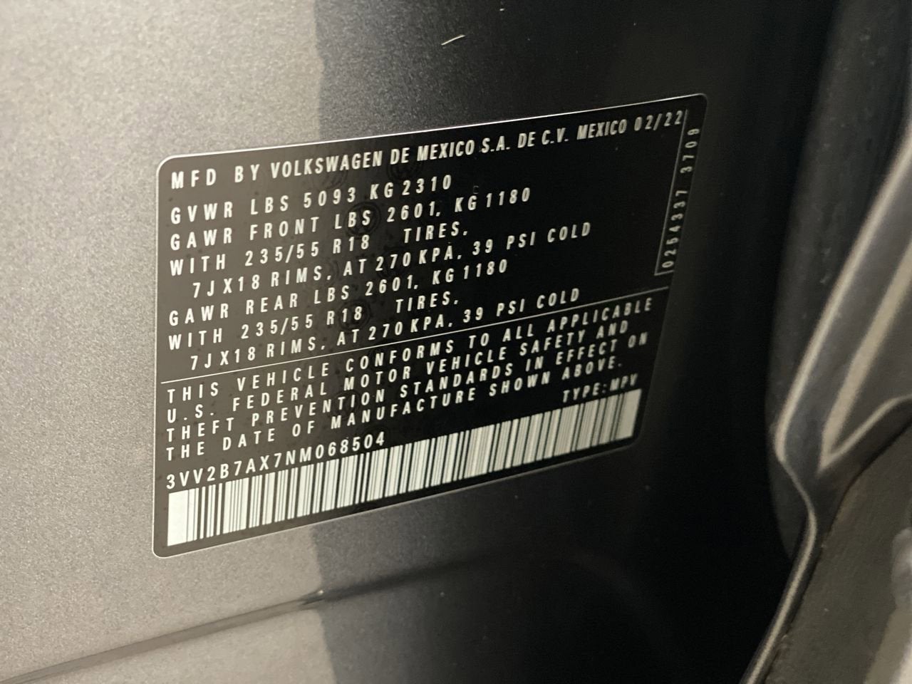 2022 Volkswagen Tiguan SE