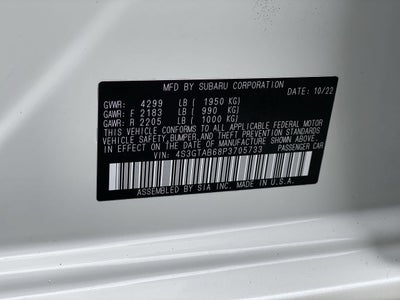 2023 Subaru Impreza BASE