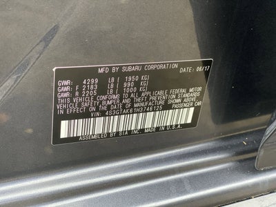 2017 Subaru Impreza Sport