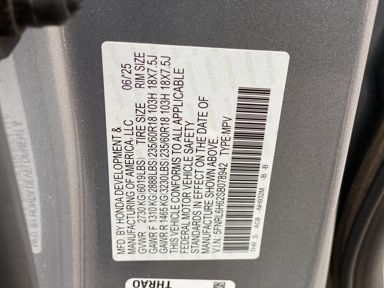 2025 Honda Odyssey EX-L