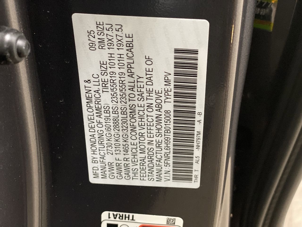 2026 Honda Odyssey Elite