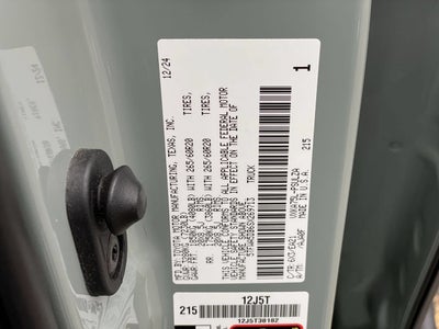 2025 Toyota Tundra 4WD SR5