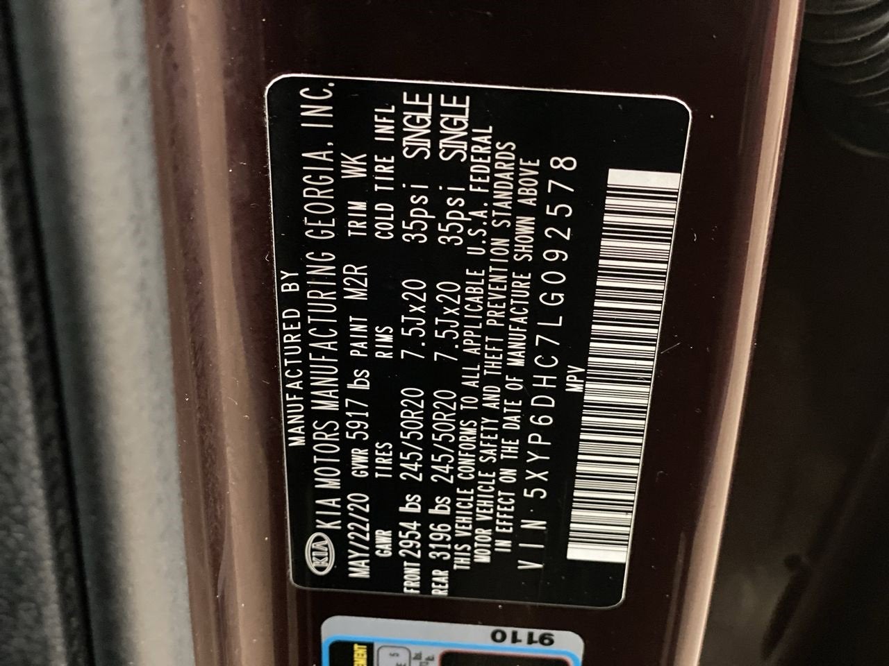 2020 Kia Telluride S