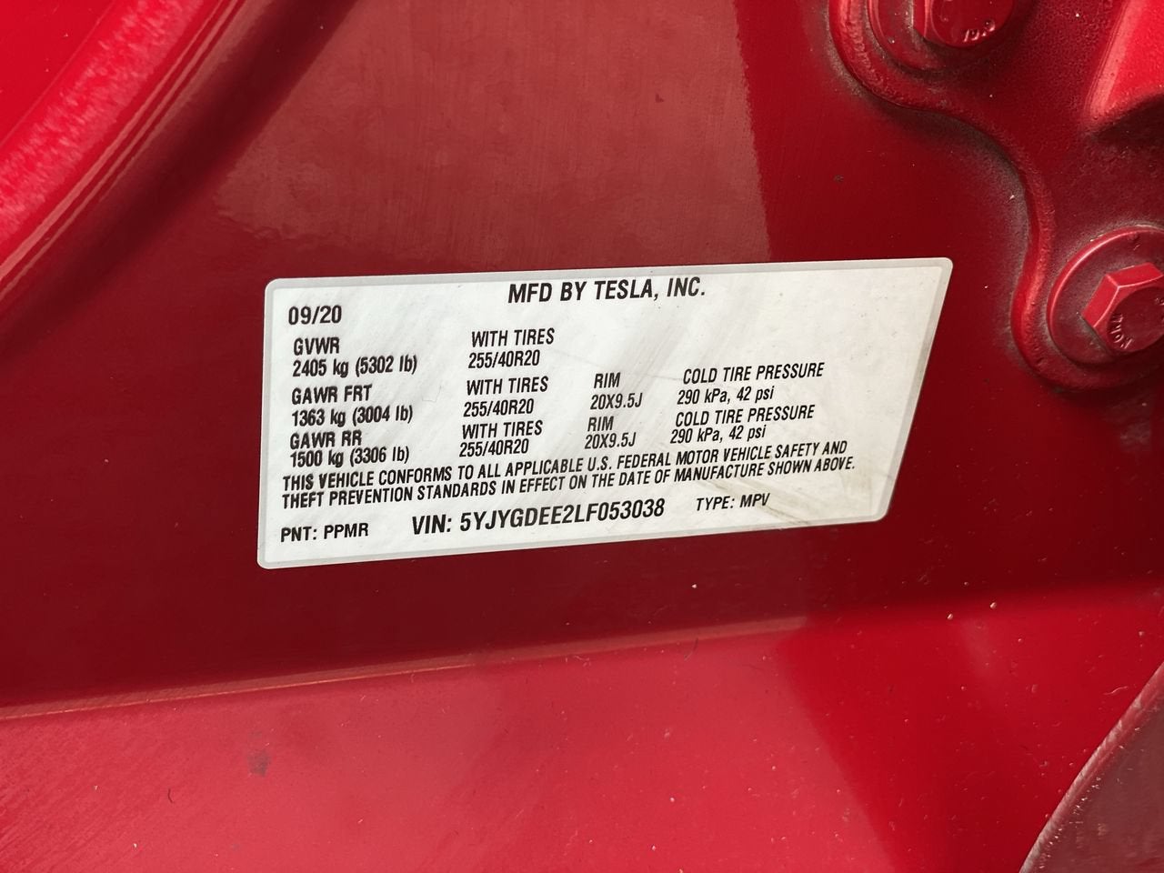 2020 Tesla Model Y Long Range