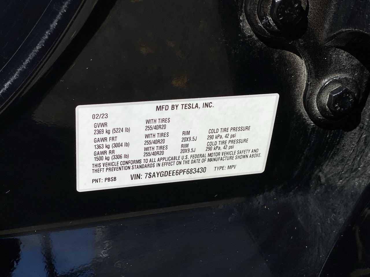 2023 Tesla Model Y Long Range