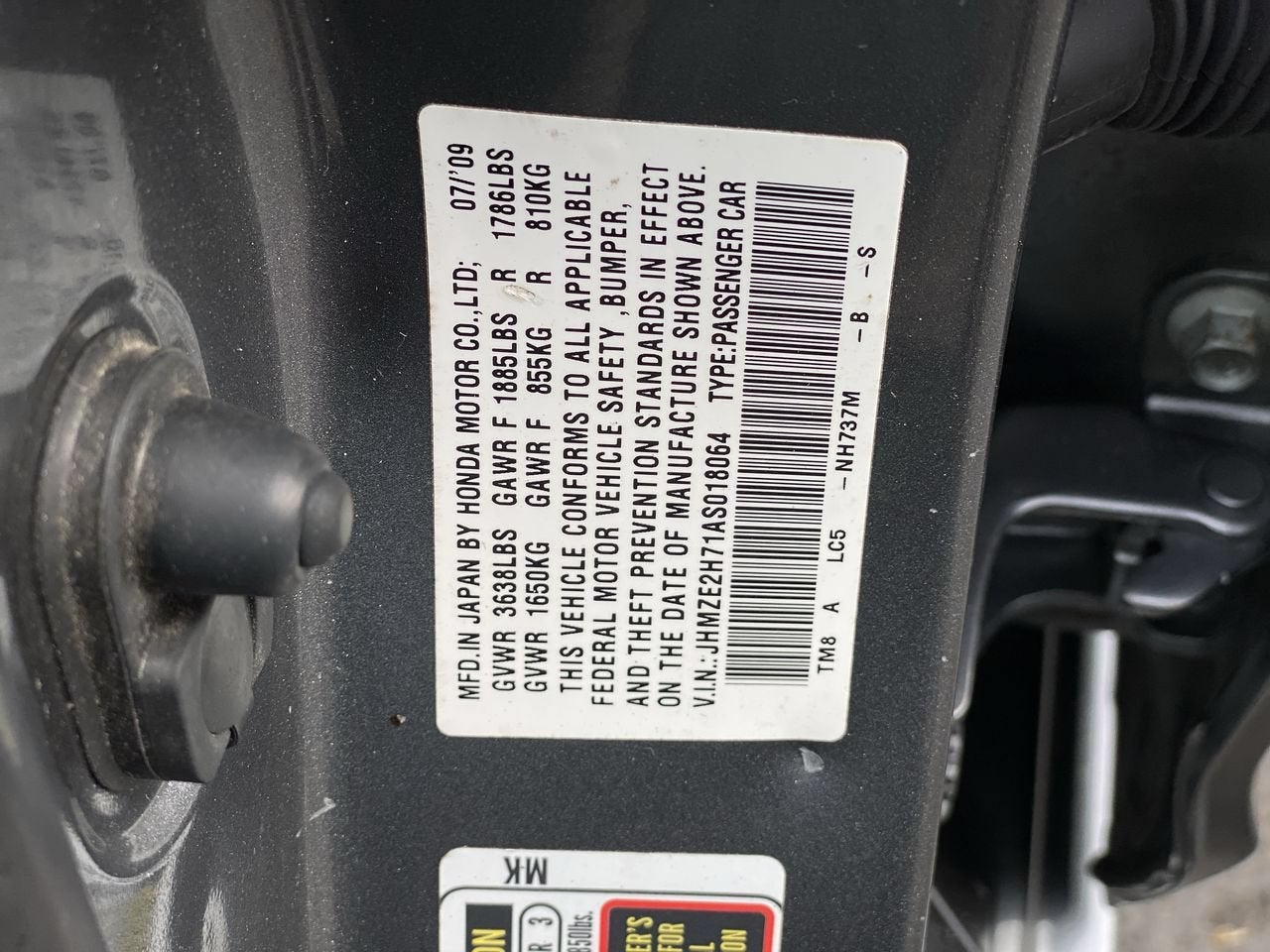 2010 Honda Insight EX