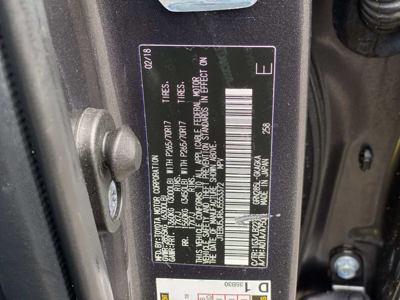 2018 Toyota 4Runner SR5