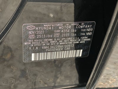 2022 Hyundai Sonata Limited